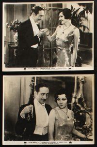 9j264 L'ENIGMATIQUE MONSIEUR PARKES 9 French LCs '30 Claudette Colbert & Adolphe Menjou, beyond rare