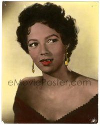 9j287 CARMEN JONES German LC '56 great portrait of cult African American star Dorothy Dandridge!