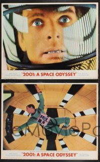 9j208 2001: A SPACE ODYSSEY 8 LCs '68 Stanley Kubrick classic, Gary Lockwood, Keir Dullea!