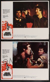 9j216 MEAN STREETS 8 LCs '73 Robert De Niro, Harvey Keitel, Martin Scorsese crime classic!