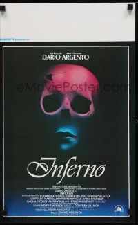 9k264 INFERNO Belgian '80 Dario Argento horror, really cool skull & bleeding mouth art!