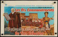 9k302 TEN COMMANDMENTS Belgian R70s Cecil B. DeMille, art of Charlton Heston, Yul Brynner!