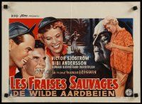 9k314 WILD STRAWBERRIES Belgian '57 Ingmar Bergman's Smultronstallet, c/u of Victor Sjostrom!