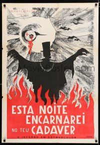 9k002 ESTA NOITE ENCARNAREI NO TEU CADAVER Brazilian '67 cool Brutus horror artwork!