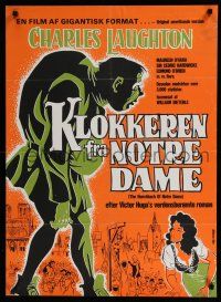 9k794 HUNCHBACK OF NOTRE DAME Danish R55 Victor Hugo, cool different art of Quasimodo!