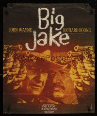 9k679 BIG JAKE French 23x32 '71 cool Ferracci art of Richard Boone & John Wayne!