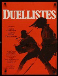 9k719 DUELLISTS French 15x21 '77 Ridley Scott, Keith Carradine, Harvey Keitel, sword fighting art!