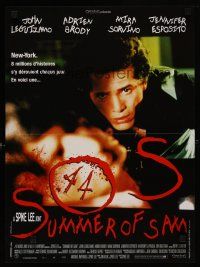 9k743 SUMMER OF SAM French 15x21 '99 Spike Lee directed, cool image of John Leguizamo!