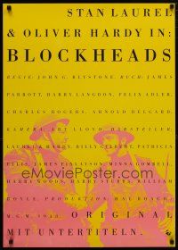 9k182 BLOCK-HEADS German R90s Stan Laurel & Oliver Hardy, Hal Roach!