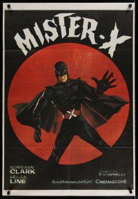 9k110 MISTER X Spanish '67 art of wacky masked superhero with cape!