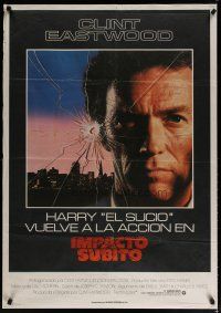 9k119 SUDDEN IMPACT Spanish '83 Clint Eastwood is at it again as Dirty Harry, great image!