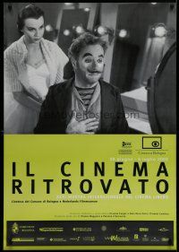 9k409 IL CINEMA RITROVATO Italian film festival poster '02 Charlie Chaplin & Claire Bloom!