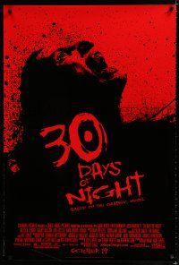 9m014 30 DAYS OF NIGHT advance DS 1sh '09 Josh Hartnett & Melissa George hunt vampires in Alaska!