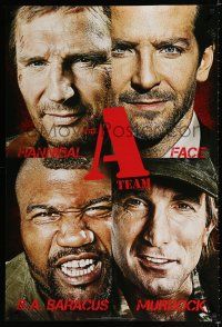 9m068 A-TEAM style 3 teaser DS 1sh '10 Liam Neeson, Bradley Cooper, Jessica Biel, Rampage Jackson!