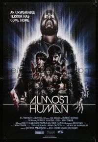 9m040 ALMOST HUMAN 1sh '13 cool horror artwork by The Dude Designs!