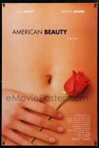 9m047 AMERICAN BEAUTY DS 1sh '99 Sam Mendes Academy Award winner, sexy close up image!