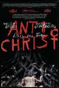 9m059 ANTICHRIST 1sh '09 Lars von Trier, Willem Dafoe, Charlotte Gainsbourg!