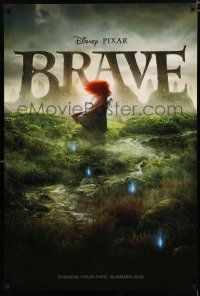 9m144 BRAVE advance DS 1sh '12 cool Disney/Pixar fantasy cartoon set in Scotland!