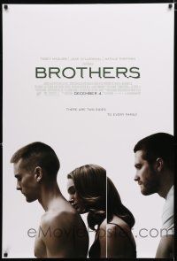 9m156 BROTHERS advance DS 1sh '09 Tobey Maguire, Jake Gyllenhaal, Natalie Portman!