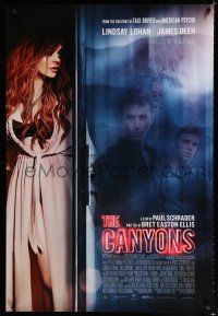 9m169 CANYONS 1sh '13 sexy Lindsay Lohan, James Deen, written by Bred Easton Ellis!
