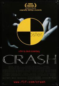 9m204 CRASH 1sh '96 David Cronenberg, James Spader, sexy Deborah Kara Unger!