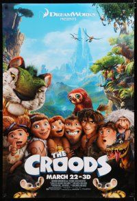 9m207 CROODS style C advance DS 1sh '13 Dreamworks CGI animated caveman cartoon, great image!
