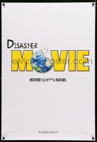 9m238 DISASTER MOVIE teaser DS 1sh '08 Jason Friedberg & Aaron Seltzer, mother nature!