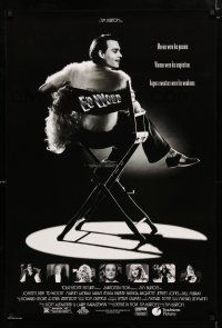 9m258 ED WOOD DS 1sh '94 Tim Burton, Johnny Depp in the director's chair, mostly true!