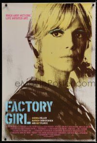 9m279 FACTORY GIRL DS 1sh '06 Sienna Miller as Edie Sedgwick, Hayden Christensen, Guy Pearce