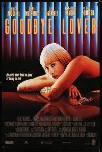9m336 GOODBYE LOVER DS 1sh '98 sexy Patricia Arquette has gun in her mirror image!