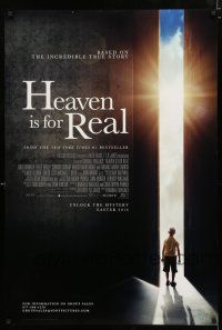 9m368 HEAVEN IS FOR REAL advance DS 1sh '14 Greg Kinnear, based on the incredible true story!