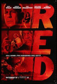 9m628 RED teaser DS 1sh '10 Bruce Willis, Morgan Freeman, John Malkovich!