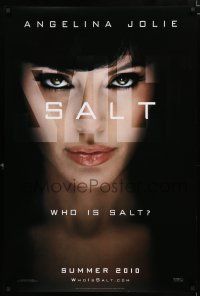 9m659 SALT teaser DS 1sh '10 portrait of sexy Angelina Jolie, Liev Schreiber!