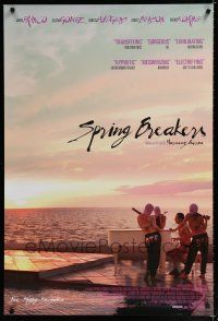 9m708 SPRING BREAKERS 1sh '13 James Franco plays piano & sexy masked girls w/guns watch!