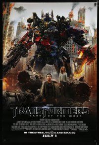 9m786 TRANSFORMERS: DARK OF THE MOON advance DS 1sh '11 Rosie Huntington-Whiteley, Shia LeBouf!