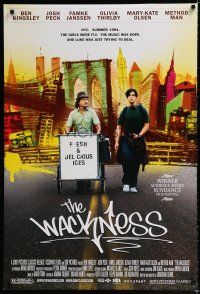 9m809 WACKNESS DS 1sh '08 Ben Kingsley, Josh Peck, New York City!
