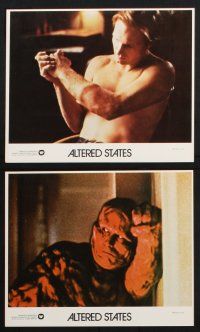 9p148 ALTERED STATES 7 8x10 mini LCs '80 Paddy Chayefsky, Blair Brown, William Hurt, Ken Russell!