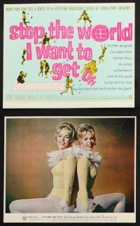 9p014 STOP THE WORLD I WANT TO GET OFF 12 color 8x10 stills '66 Tanner & Millicent Martin!