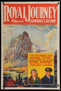 9r170 ROYAL JOURNEY Aust 1sh '52 Queen Elizabeth's intimate & moving story of trip through Canada!