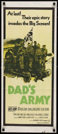 9r889 DAD'S ARMY Aust daybill '71 English World War II comedy from the TV series!