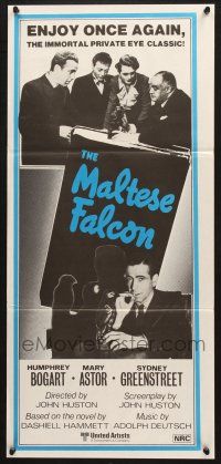 9r977 MALTESE FALCON Aust daybill R80s Humphrey Bogart, Peter Lorre, directed by John Huston!