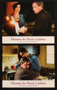 9r444 STORY OF MARIE & JULIEN set of 2 French LCs '03 Jerzy Radziwilowicz & Emmanuelle Beart!