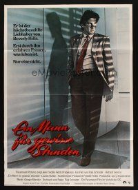 9r685 AMERICAN GIGOLO German '80 handsomest male prostitute Richard Gere is framed for murder!