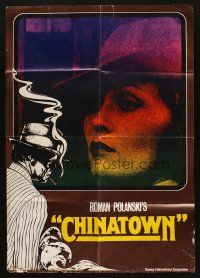 9r706 CHINATOWN German '74 Roman Polanski directed classic, cool close up of Faye Dunaway!