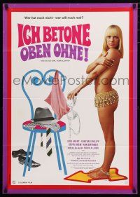 9r716 DAS GO-GO-GIRL VOM BLOW UP German '69 German comedy, wacky sexy image!