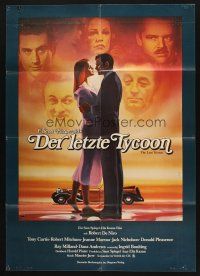 9r759 LAST TYCOON German '76 Robert De Niro, Jeanne Moreau, Landi artwork!