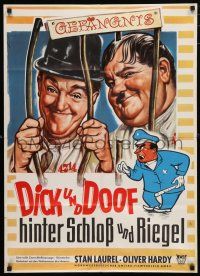 9r790 PARDON US German R60s Bonne art of convicts Stan Laurel & Oliver Hardy, classic!