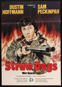 9r817 STRAW DOGS German R81 Susan George, art of Dustin Hoffman, directed by Sam Peckinpah!