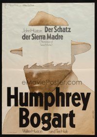 9r672 TREASURE OF THE SIERRA MADRE German 16x23 R66 Humphrey Bogart, Tim Holt & Walter Huston!