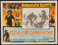 9r531 COMANCHE STATION Mexican LC '60 Randolph Scott, Nancy Gates, Budd Boetticher!